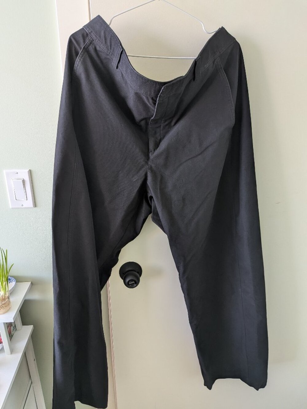 Uniqlo Jersey Barrel Leg Pants Black Size XXL